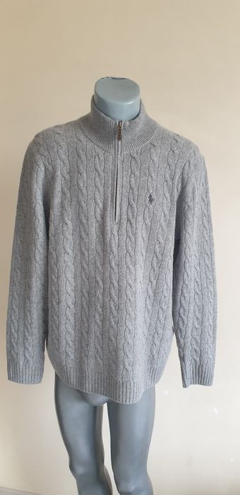 POLO Ralph Lauren Cable Wool / Cashmere Knit  L НОВО ОРИГИНАЛ  Пуловер