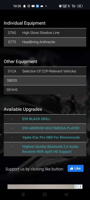 BMW e90 320i Pachet M