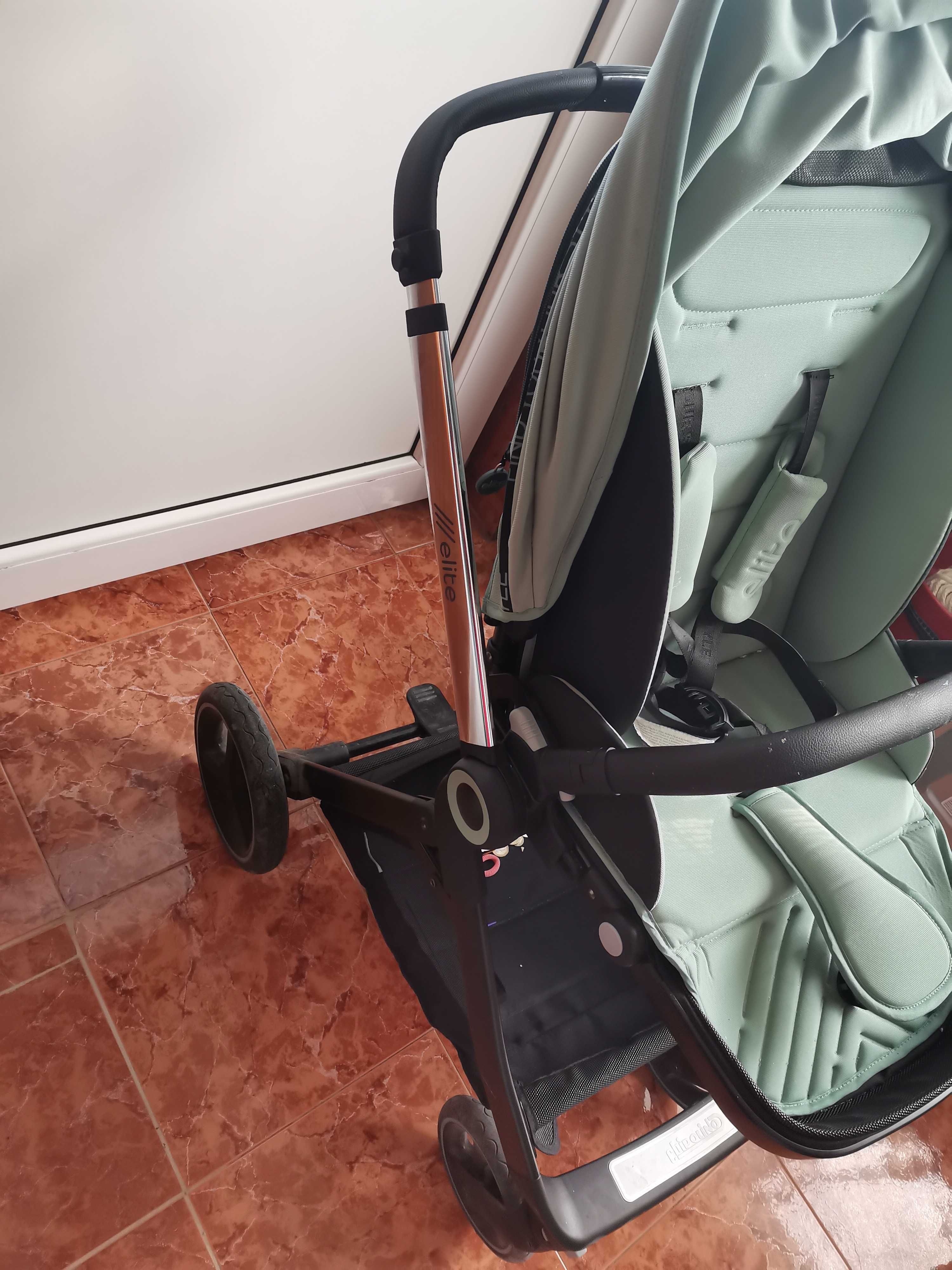 CHIPOLINO Комбинирана количка 3в1 ЕЛИТ цвят Мента