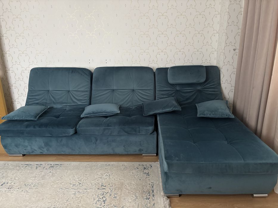 Маягкая мебель, 5 модулей, 3 глубокие ниши для белья,