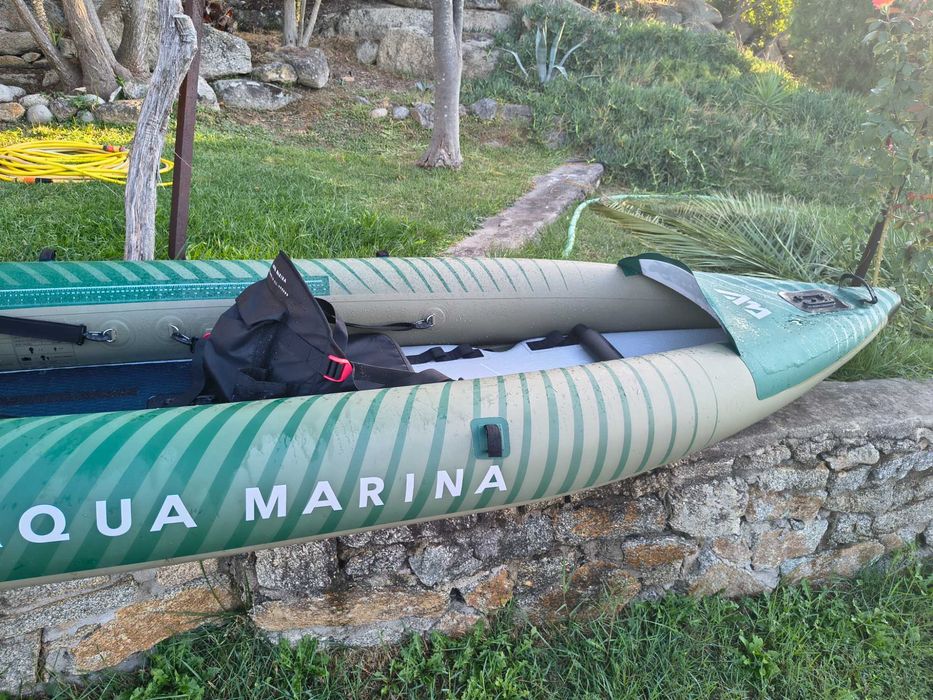 Каяк риболовен AQUAMARINA  Caliber с твърдо дъно Dropstitch