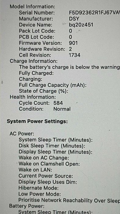 Macbook 15 Pro, 2019, 8-Core i9 2.3 GHz, 16 GB, 500 GB, touchbar