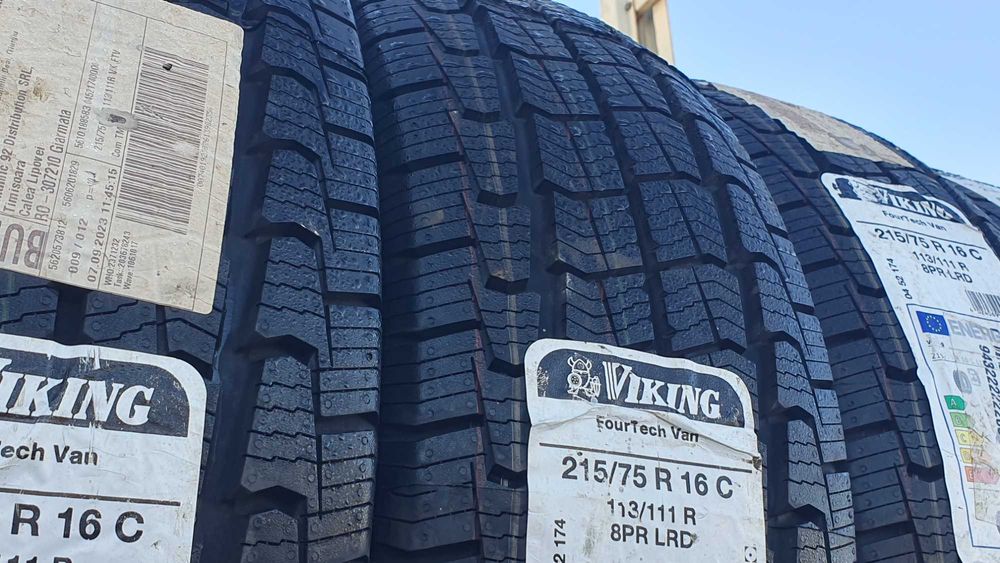 Anvelope Iarna VIKING 215 75 16C, set 4 bucati noi, cauciucuri dube