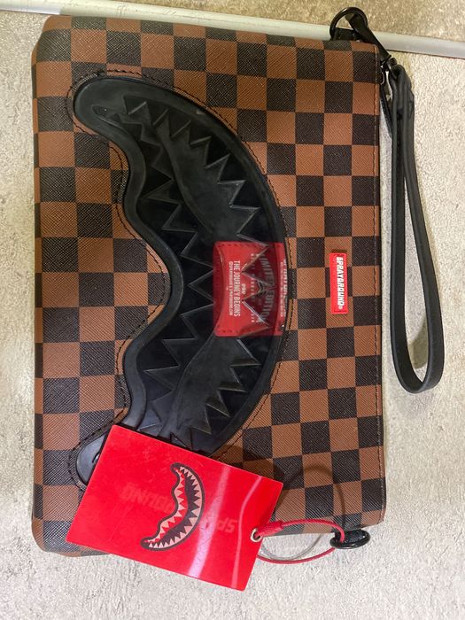 Sprayground Sip Clear SM Eyes Cross Limited Edition Pochette
