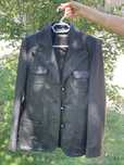 Vintage Peter Werth Piele Naturala Blazer, Sacou