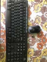 Tastatura cu mouse wireless