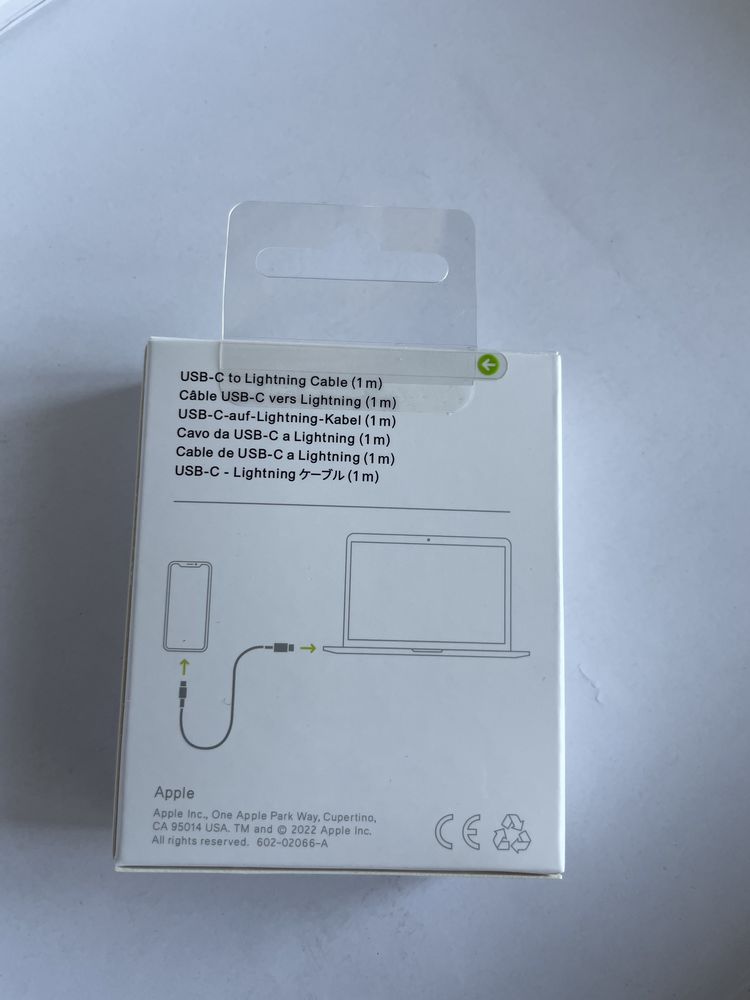 Incarcator Apple Adaptor priza 20w+cablu Lighting noi sigilate!