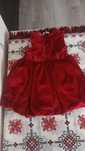 Rochie fetița  catifea