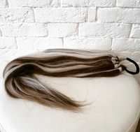 Продам или обмен искусственный Хвост-волосы на резинке