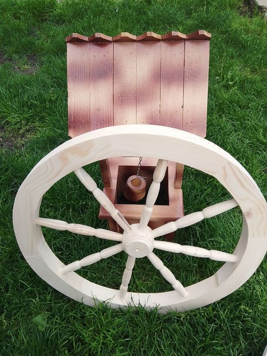 Roată ornament lemn