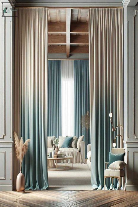 Занавески | Шторы на окна | Установка карнизов  Sh162