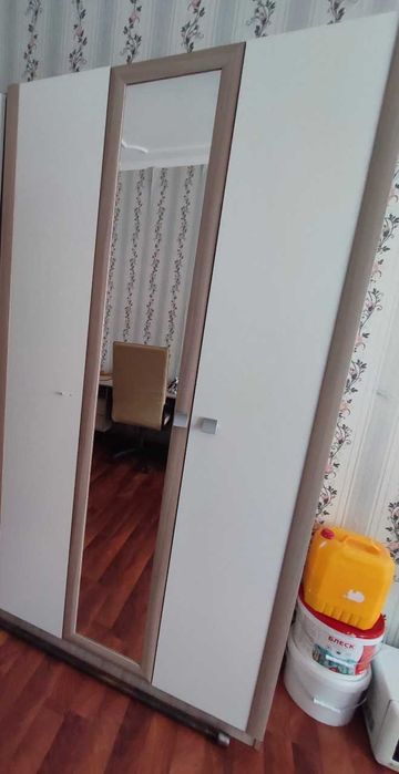 Шкаф для одежды трехдверный с Зеркалом
