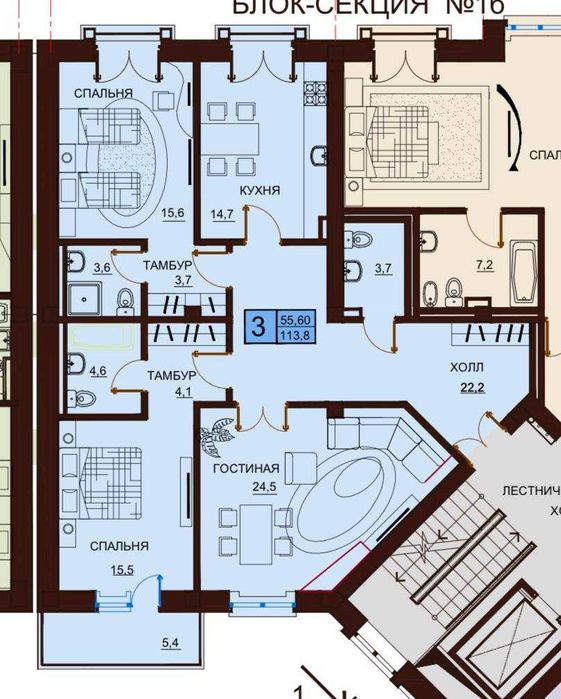 Продается квартира в ГАБУС
