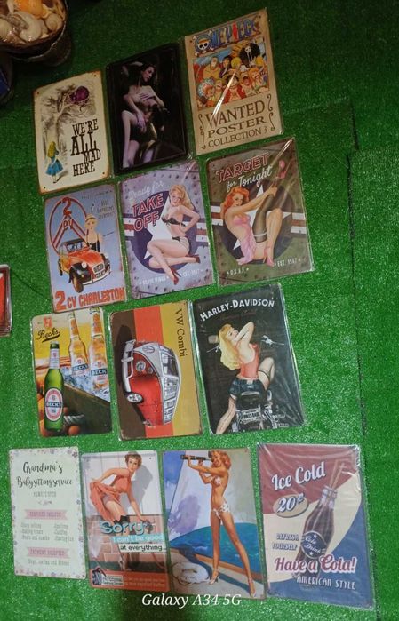 Метални табели нови от чужбина