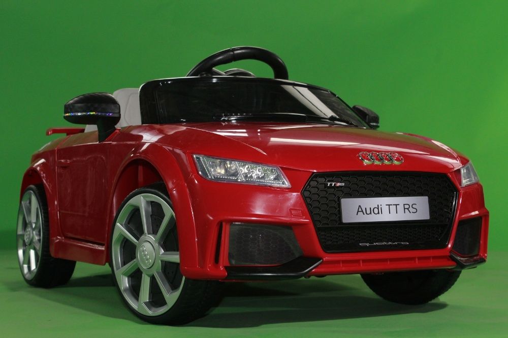 Masinuta electrica Kinderauto Audi TT RS 2x 30W STANDARD 12V #Rosu