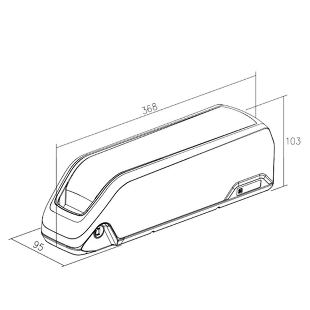 Батерия за електрически велосипед 48V-54.6V/16A LG  cell