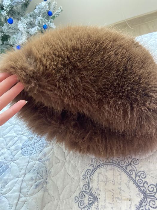 Пухкава шапка за зимата