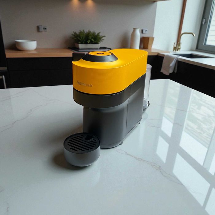 NESPRESSO Vertuo Pop кафеавтомат – кафемашина с капсули Жълта