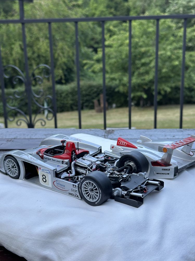 Колекционерска количка Audi R8 Le Mans 1:18 – Maisto / детайлен модел