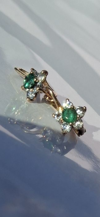 Золотые детские серёжки