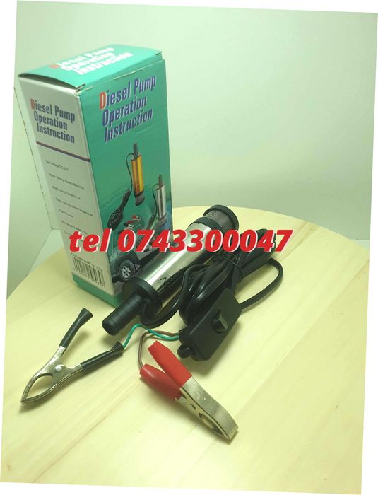 Pompa Electrica Auto Submersibila 12v 12 Lmin 38mm Transfer Combu