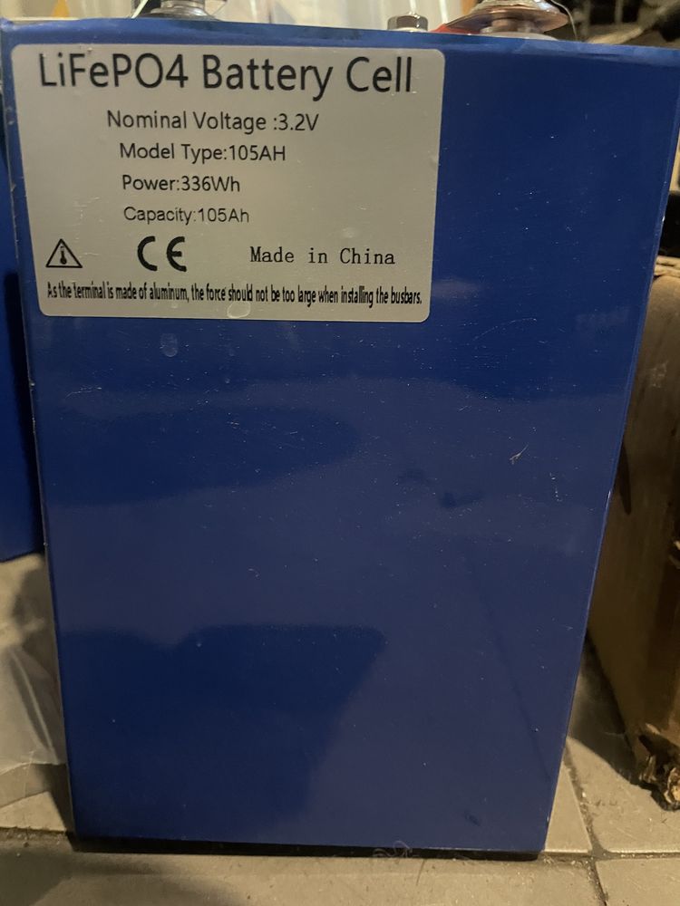 Батерия LiFePO4 клетки 105AH
