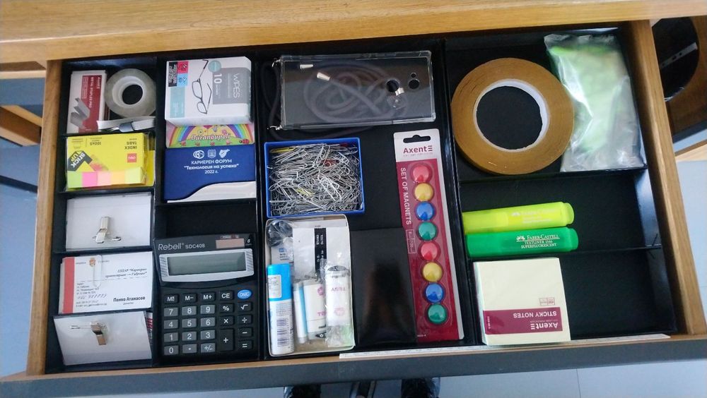 Органайзер за чекмеджета, шкафове и други.