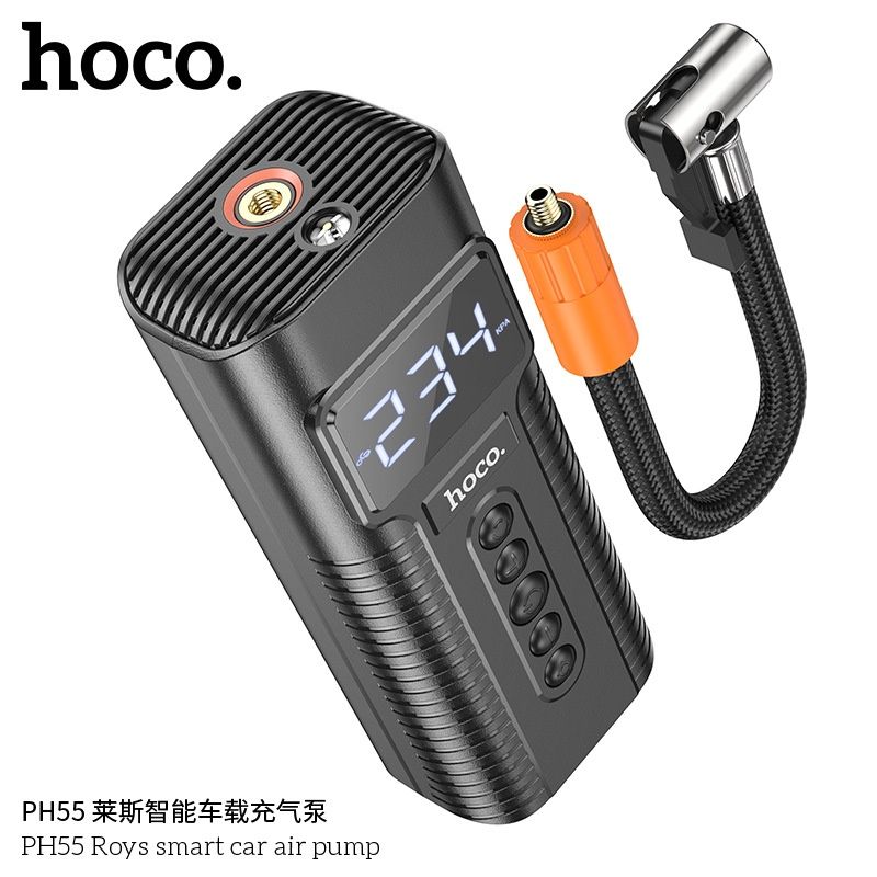 Автомобильный насос Hoco PH55 Roys Smart Air Pump Inflation 12V