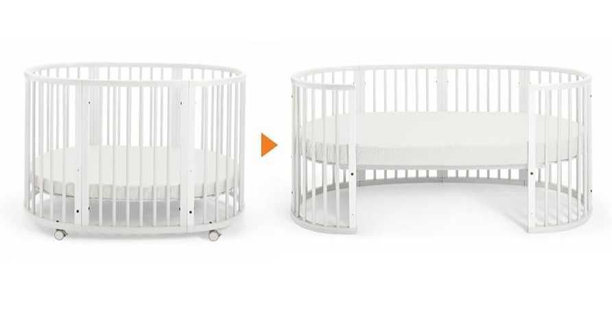 Овална детска кошара трансформер Stokke