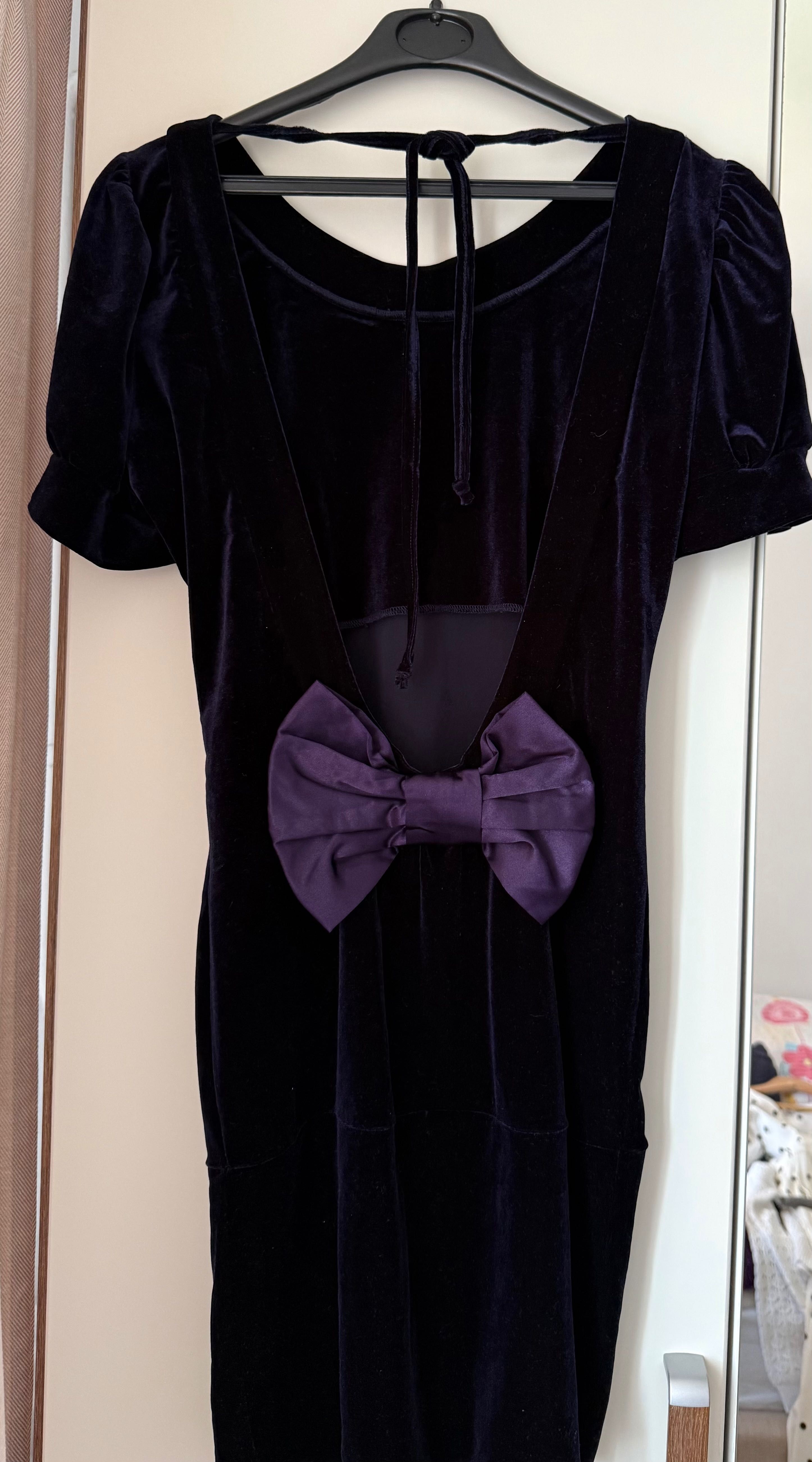 Rochie catifea mov