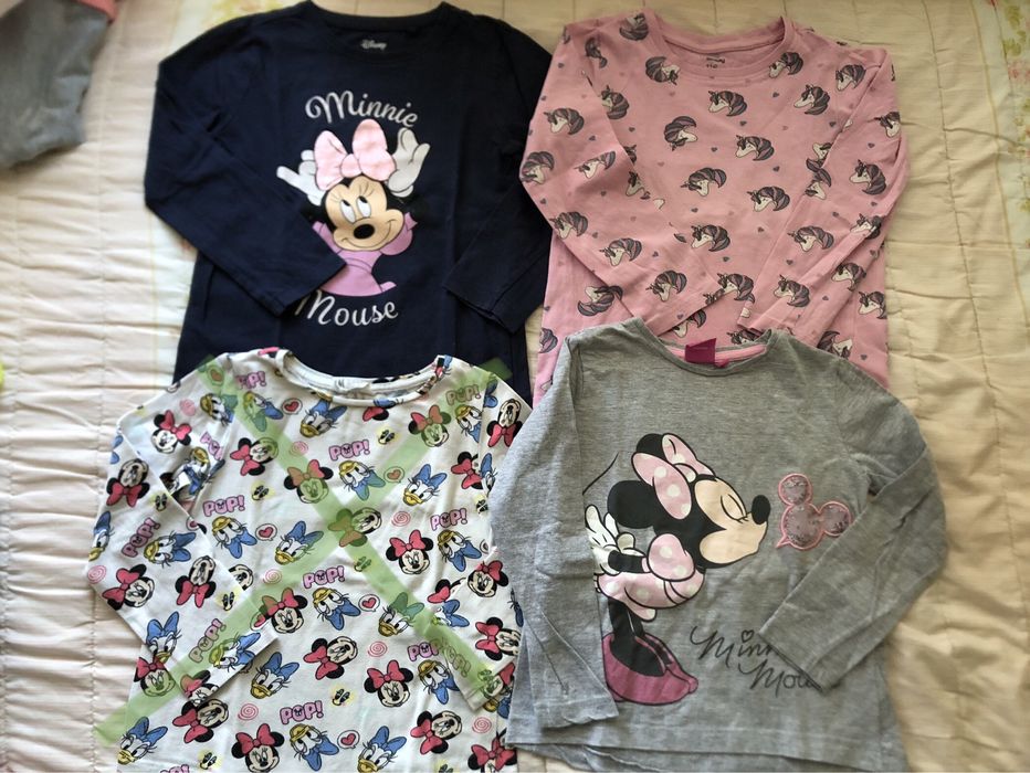 Блузки с дълъг ръкав за момиче 5-6г (110-116)