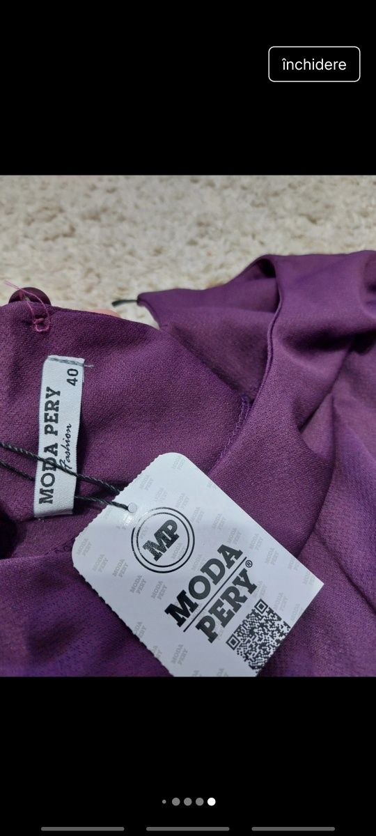 Rochie lungă cu maneci