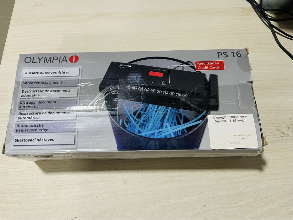 Distrugător Documente Olympia PS 16
