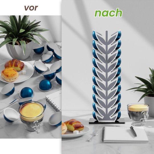 Suport capsule cafea pentru Dolce Gusto & Vertuo, 20 capsule