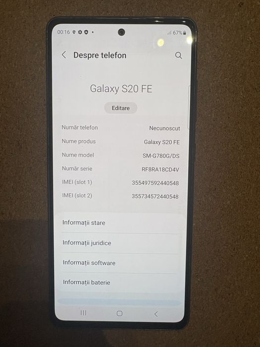 Samsung Galaxy S20 FE 128Gb Id-XXL4844