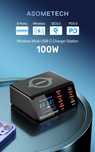 USB станция за зареждане на телефон 9 порта,Бързо зареждане 100W