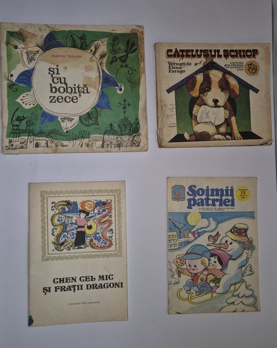 Lot 4 carti vechi pentru copii perioada comunista