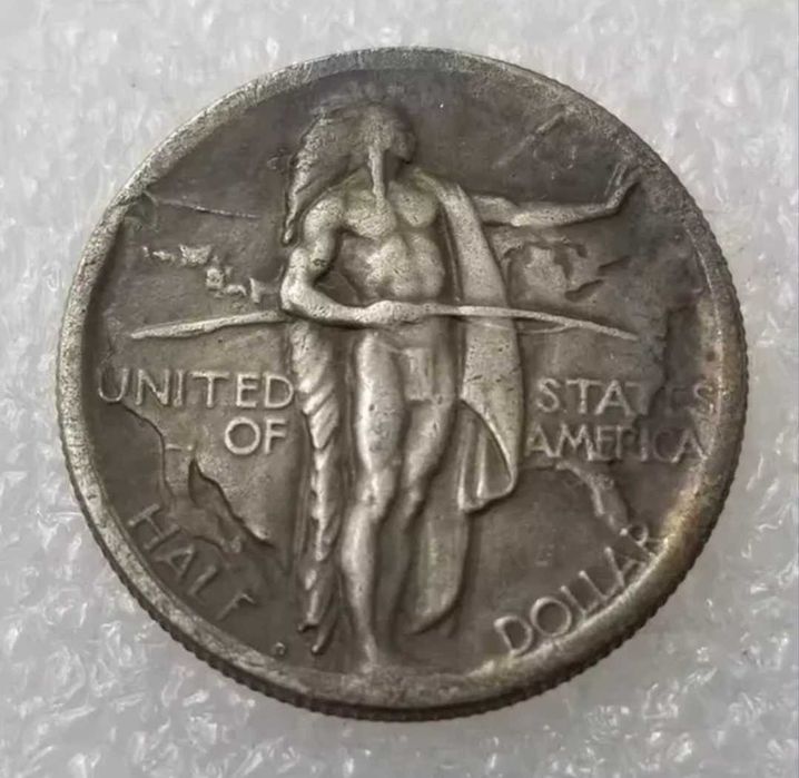 Moneda Rara 1933 Oregon Trail Half Dollar Posibil Argint Colectie SUA