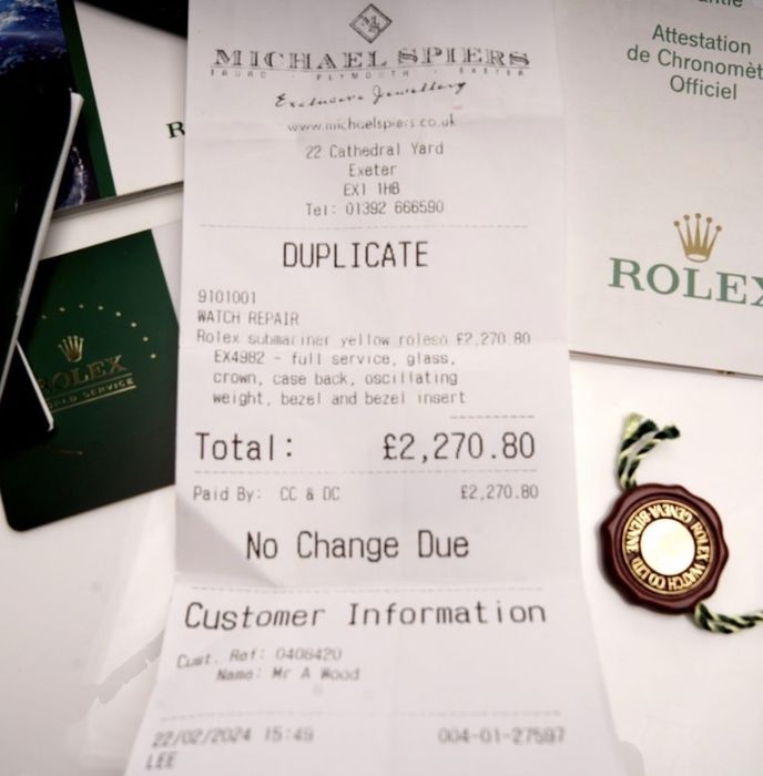 Часовник Rolex Oyster