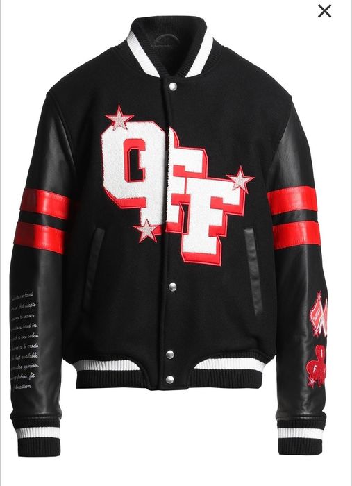 Jachetă Off-White Dices Lea originala măsură L-XL