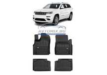 Гумени стелки зa Jeep Grand Cherokee 2010-2021 г., ProLine 3D