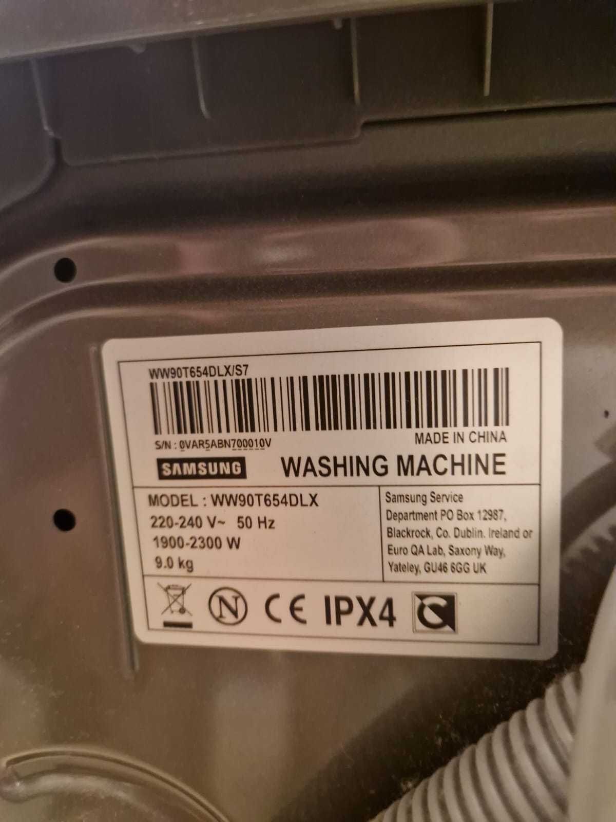 Masina de spalat Samsung WW90T654DLX 9kg,1400RPM, A,Add Wash, AI,Steam