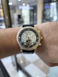 Золотые часы Патек Филип с бриллиантами для брутальных мужчин.