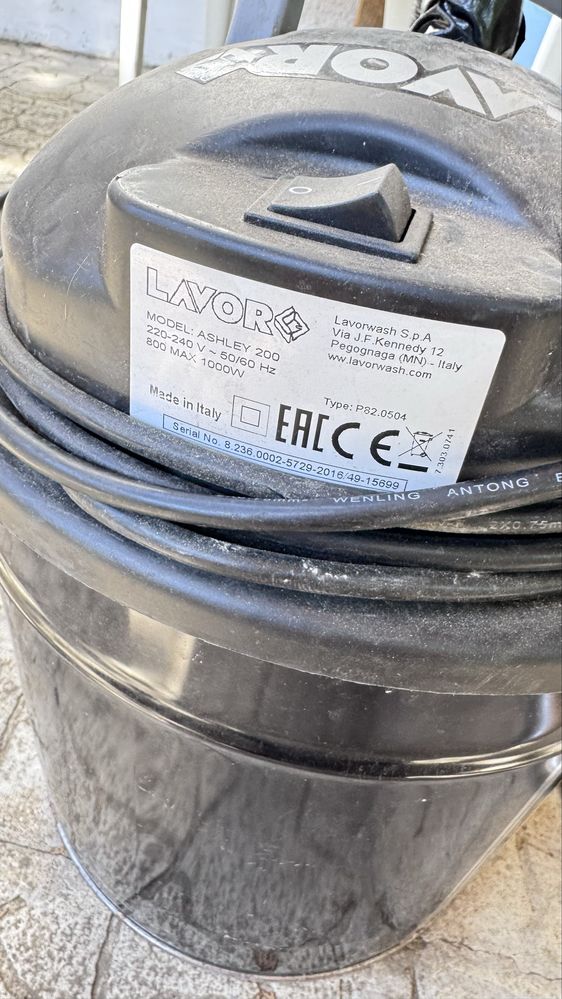 Прахосмукачка за пепел LAVOR ASHLEY 200/ 1000W, 18л