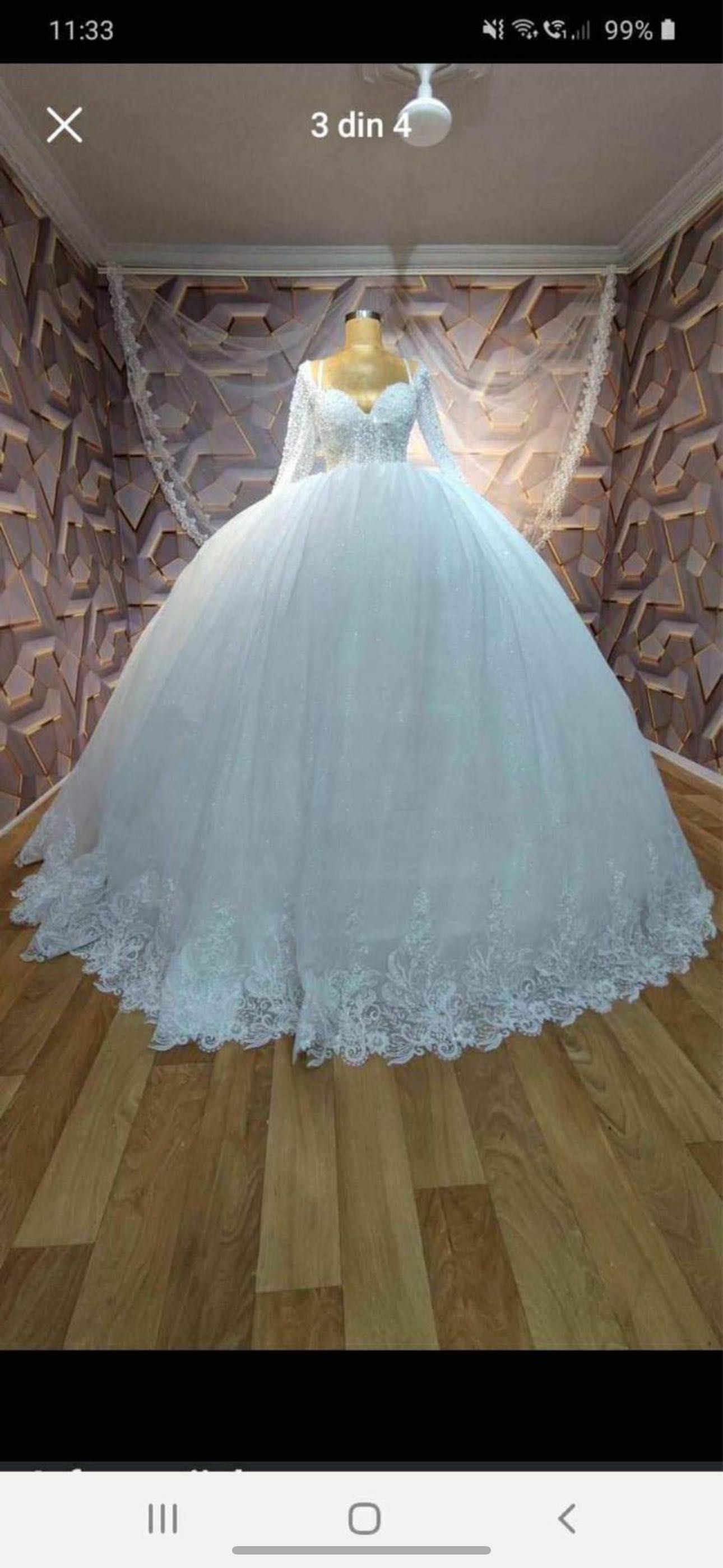 Rochie mireasă stil Prințesă mărimea universală