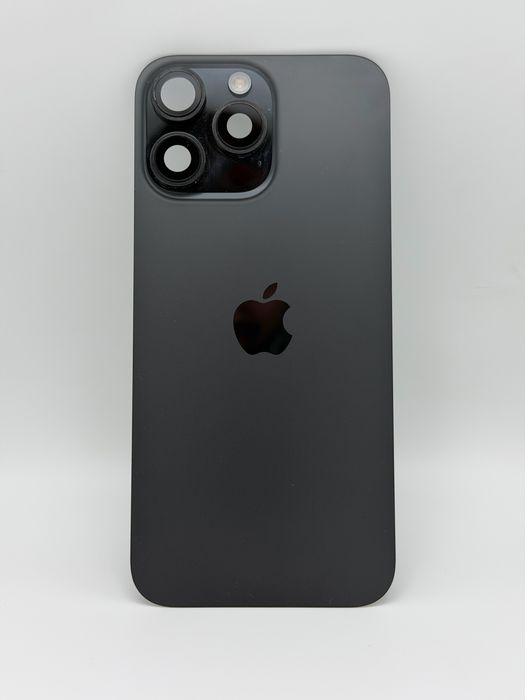 Sticla spate capac carcasa iPhone 16 Pro Max Black Originala