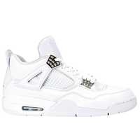 Air Jordan 4 Metallic silver