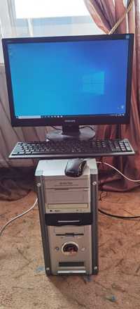 PC desktop Complet, intel E8500, 4gb ram, SSD 500gb, Monitor HP 20", V