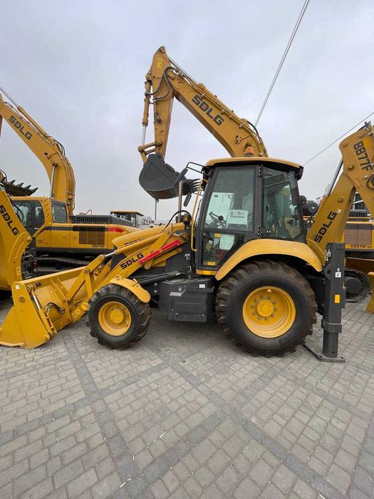 Экскаватор-погрузчик SDLG Е877F 1,0 куб в РАССРОЧКУ