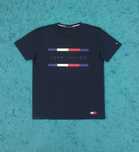 Tricou Tommy Hilfiger Dark Blur- Regular